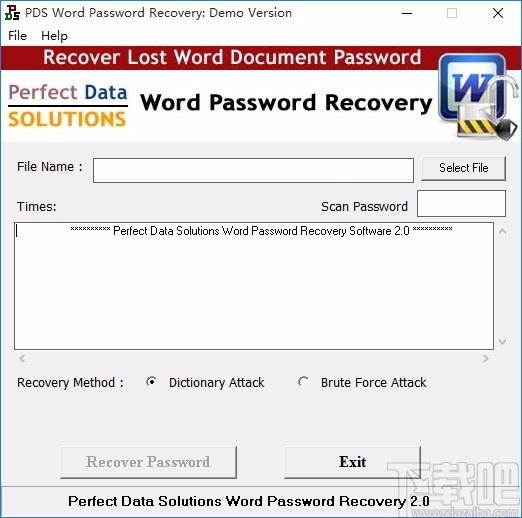 PDS Word Password Recovery下载,Word密码恢复软件