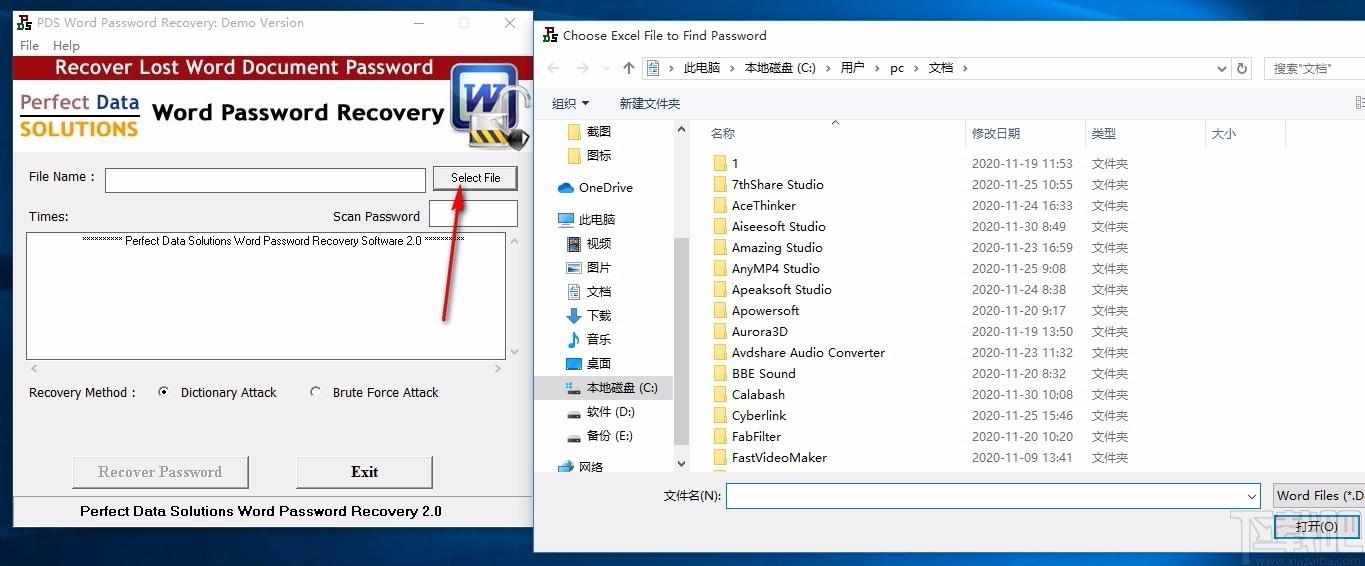 PDS Word Password Recovery下载,Word密码恢复软件