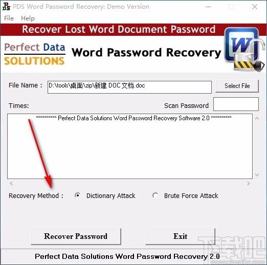 PDS Word Password Recovery下载,Word密码恢复软件