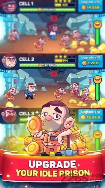 闲置监狱大亨无限钞票版下载,闲置监狱大亨,监狱游戏,放置游戏